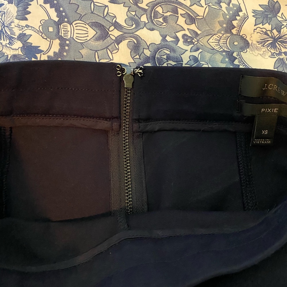Jcrew Navy Pixie Pants - image 2